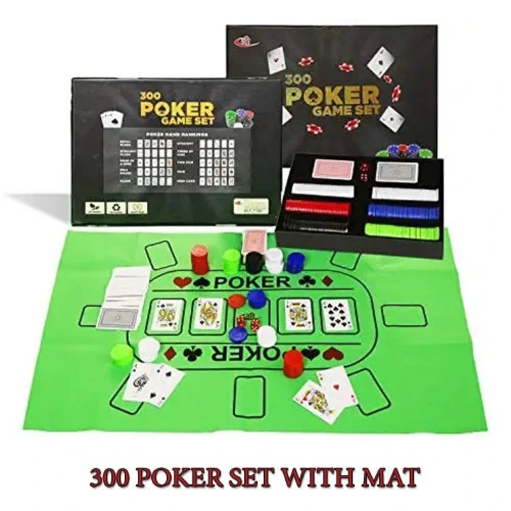 300 Pcs Poker Set with Mat uploaded by Shree Creations on 4/2/2024