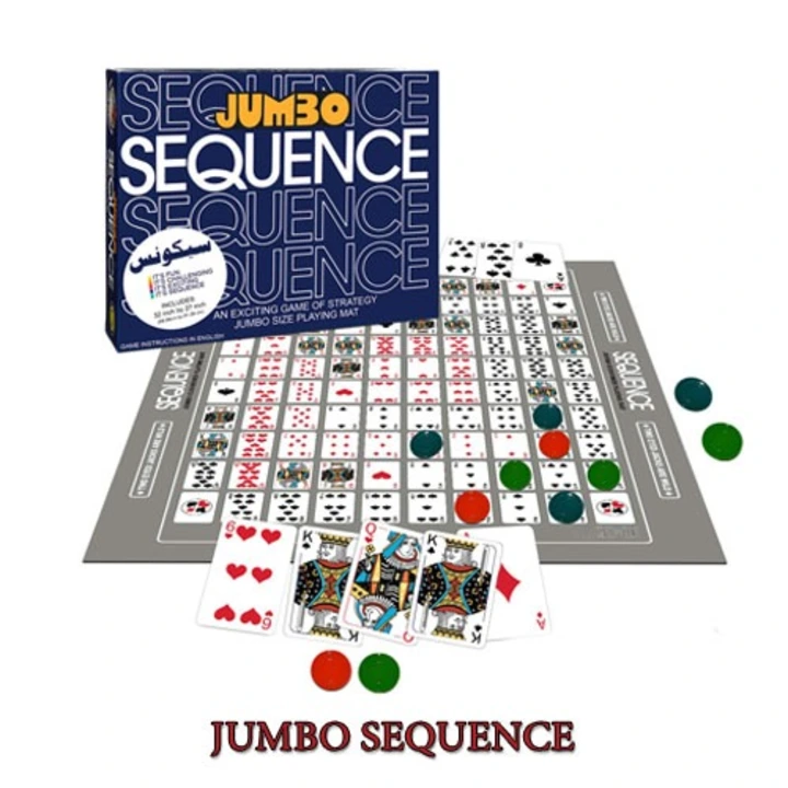Jumbo Sequence Card Game uploaded by business on 4/2/2024