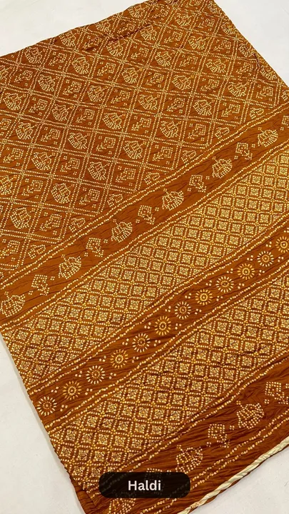 Threads of Tradition Kutchi Patola Bandhani Sarees and Their Border Designs uploaded by DHANANJAY CREATIONS on 4/2/2024