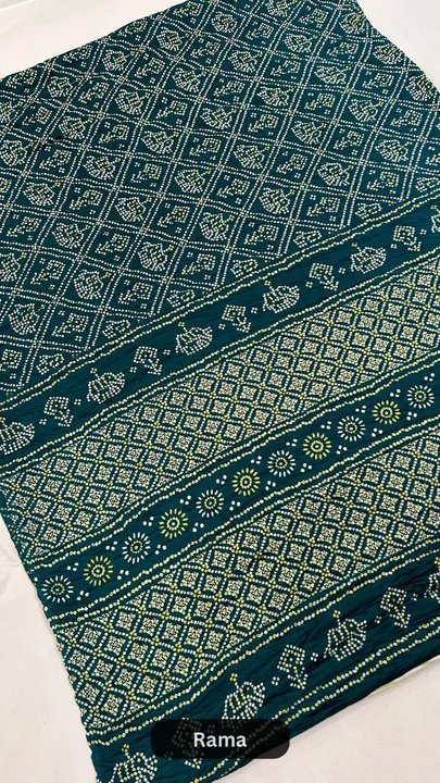 Threads of Tradition Kutchi Patola Bandhani Sarees and Their Border Designs uploaded by DHANANJAY CREATIONS on 4/2/2024