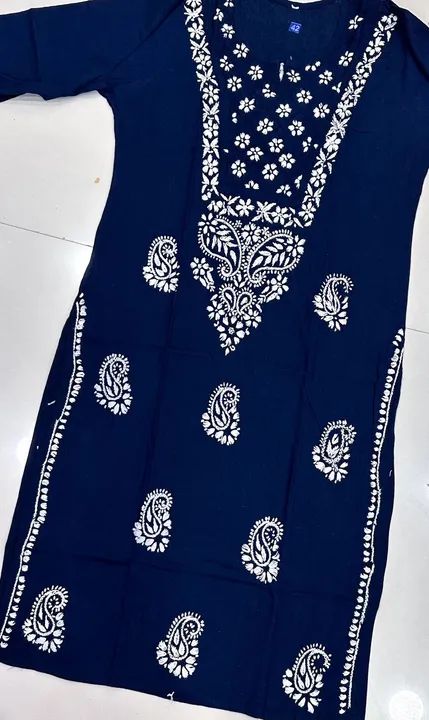 Camric Cotton Kurti ( Only Bulk ) uploaded by Lucknow chickan Fashion on 4/3/2024