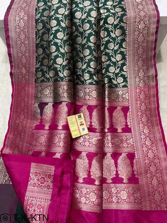 Pure upada katan handloom saree uploaded by business on 4/3/2024
