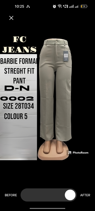 Formal Streght fit pant for women wholesale only  uploaded by FIRST CHOICE JEANS  on 4/4/2024