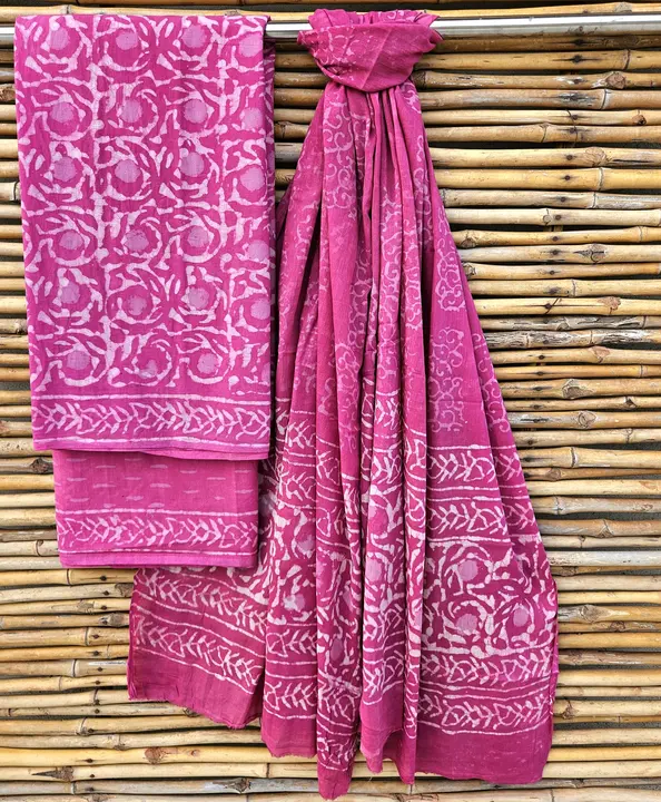 Cotton dupatta suit sets  uploaded by business on 4/4/2024