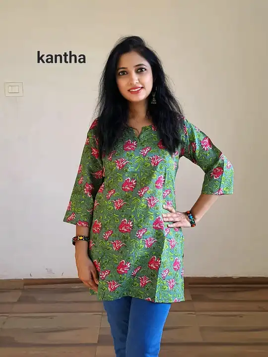 Exclusive Pure cotton tunic collection  uploaded by Vihu fashion on 4/4/2024