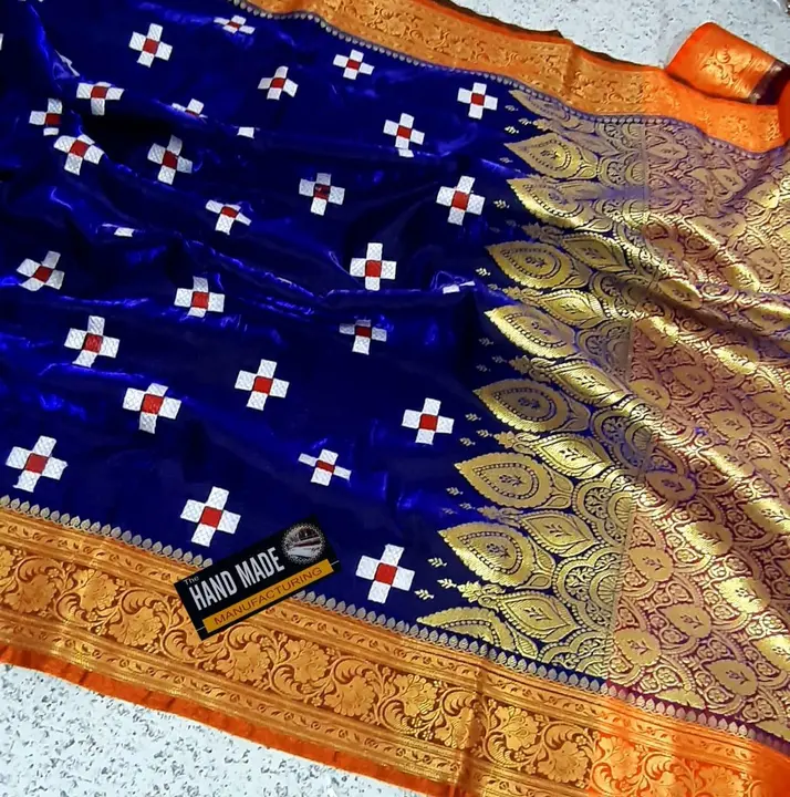The HAND MADE saree  uploaded by Manufacture of banarasi fancy sarees  on 4/4/2024