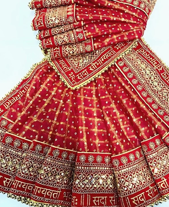 Bridal Duppatas red special uploaded by Ambika on 4/4/2024