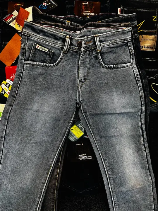 MULTI BRANDS JEANS…
NARROW FITTING…
SHADES 24+
SIZES 28 TO 34
28/30 DOUBLE 
KNITTING COTTON 
MOQ 54  uploaded by K.KALIA APPARELS  on 4/4/2024