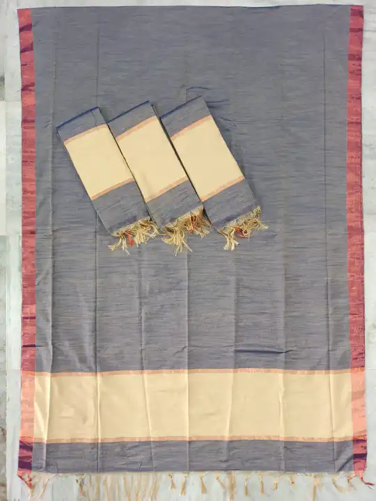 #SHV®️ Collection
 Kalyani Soft Silk Cotton Slub saree with blouse
Soft material  uploaded by Shv Sh Handloom on 4/4/2024