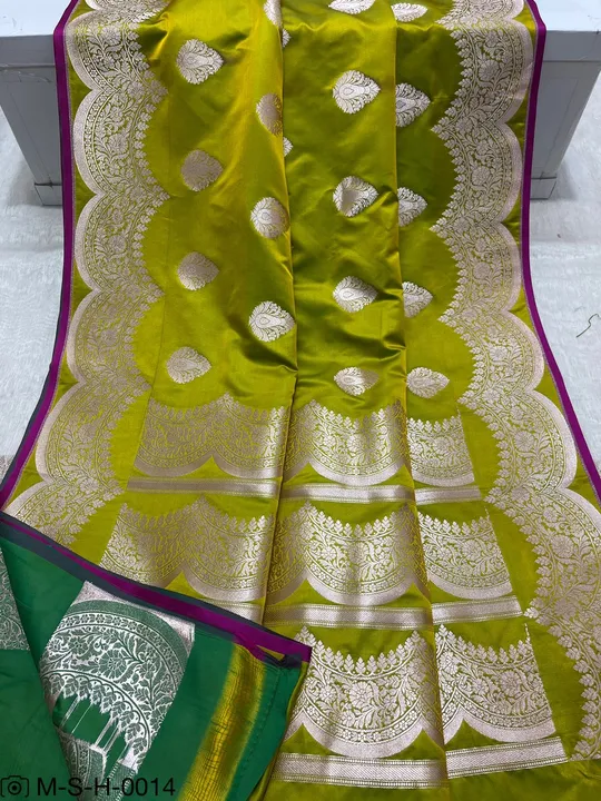 Banarasi handloom masru silk saree uploaded by business on 4/4/2024