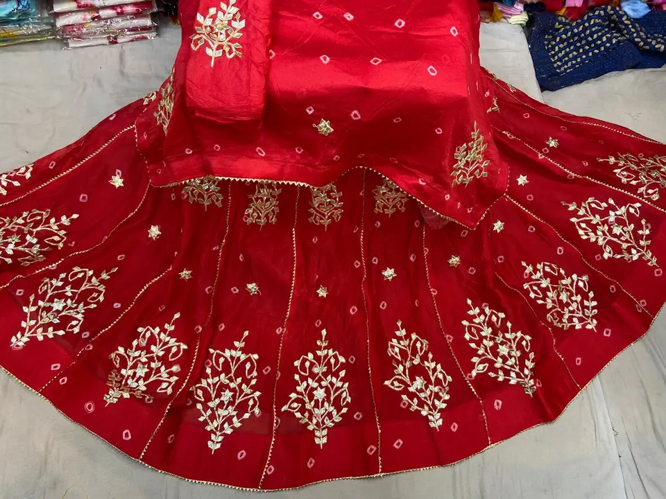 9983344462.  Sale sale sale 
New launch design 
Today DV present 
 D - chinon fabric lehnga chunni 
 uploaded by business on 4/4/2024