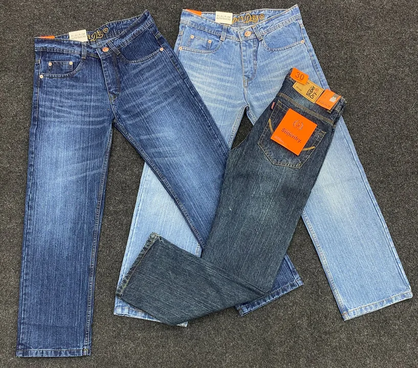 Non Lycra cotton slub jeans 👖 full straight jeans 👖 size 28/34  uploaded by business on 4/5/2024