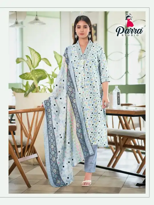PARRA KURTI uploaded by GHOOMAR COLLECTION HUB on 4/5/2024