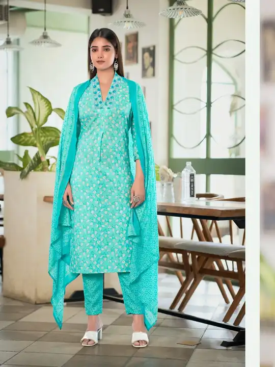 PARRA KURTI uploaded by GHOOMAR COLLECTION HUB on 4/5/2024