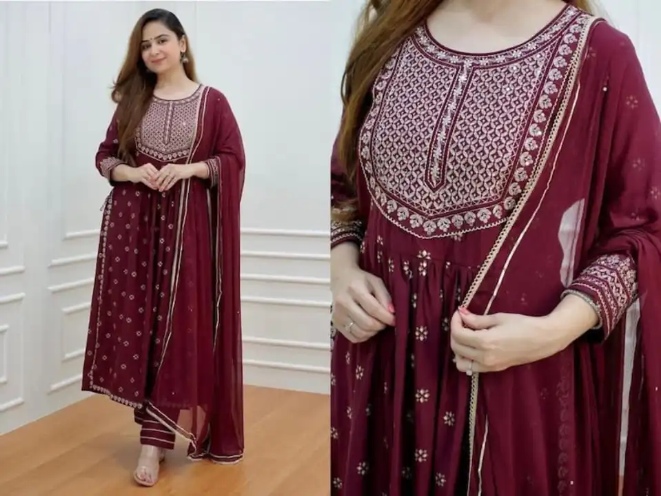 Kurti with pant& Duptta  uploaded by business on 4/5/2024