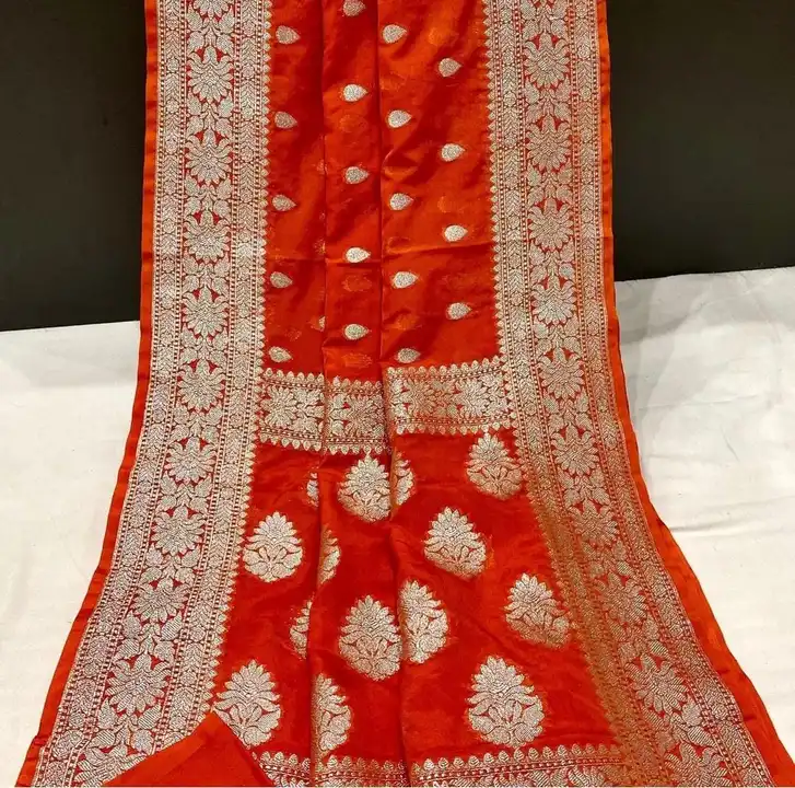 Banarasi daeyble silk saree uploaded by Zainab fashion on 4/5/2024