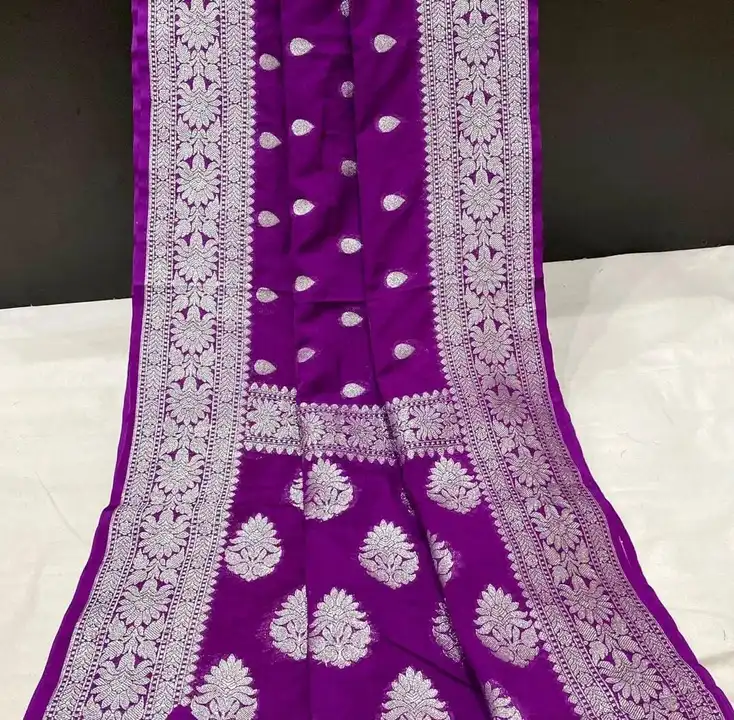 Banarasi daeyble silk saree uploaded by Zainab fashion on 4/5/2024