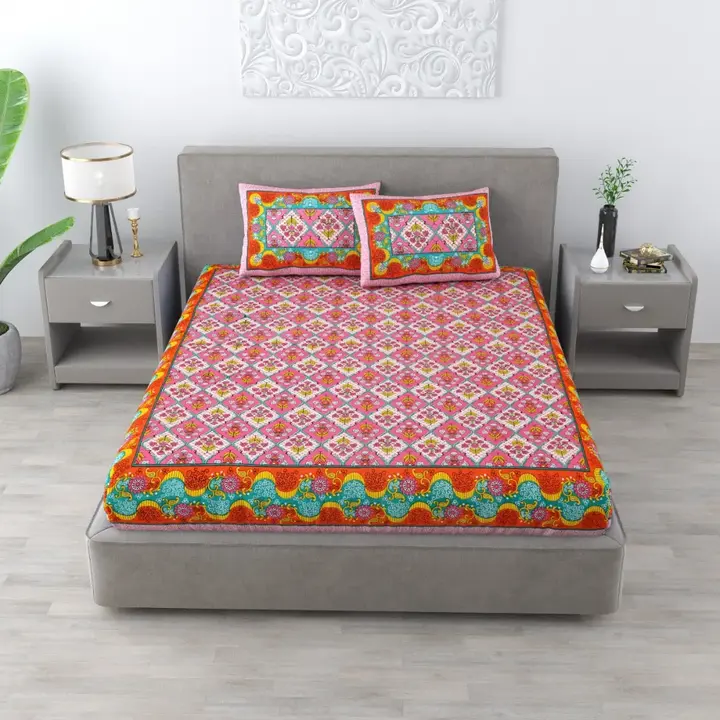 Double bedsheet cotton  uploaded by Dnd febrics on 4/5/2024