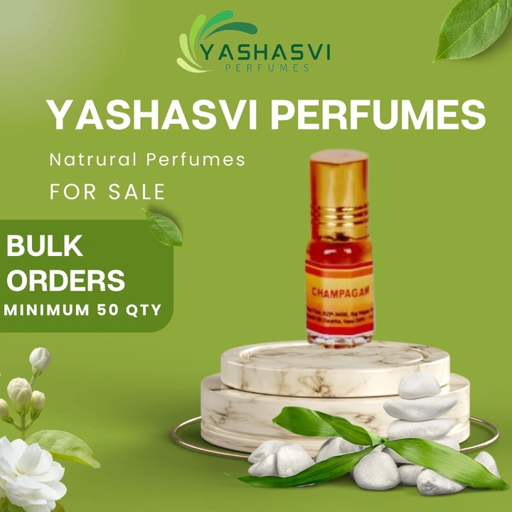 Post image ✨ Yashasvi Perfumes - Indulge in Luxury: Natural Perfumes at Unbeatable Prices!

🌺 ** 🌿✨ Natural &amp; Handmade Fragrances
🌺 ** 🌿✨ Embrace the Power of Aromatherapy
🌺 ** 🌿✨ Uplifting Aromas for Yoga &amp; Meditation
🌺 ** 🌿✨ Eco-friendly and free from chemicals &amp; preservatives
🌺 ** 🌿✨ Perfect for Hotels, Spas &amp; Wellness Centers
🌺 ** 🌿✨ Made in India with love by Yashasvi Perfumes

Some of our bestselling fragrances: Marikozhunthu, Parijatam, Manoranjitham, Jasmine Gold etc 

**Bulk Discounts &amp; Custom Options Available!**

Shop Now: www.yashasviperfumes.in 

 **For Corporate Inquiries, Distributorship, or Wholesale, contact us at:
- Delhi Office: +91 82874 54303 || Hyderabad Office: +91 91607 56389

Yashasvi Perfumes is:
•	Importer-Exporter License Holder
•	Listed on ONDC (OPEN NETWORK FOR DIGITAL COMMERCE)
