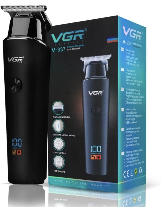 VGR V-937 Professional Hair Trimmer 500min Runtime Rechargeable (Black)  uploaded by YoBuddy Services on 4/5/2024