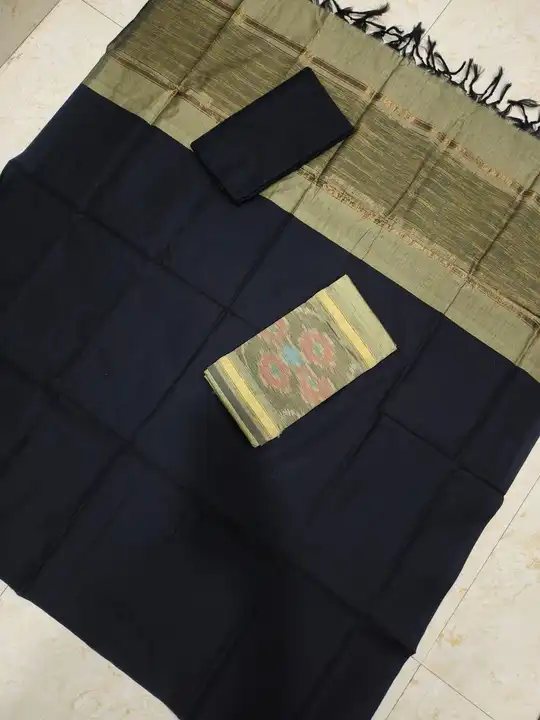 Pochampally ikat Seiko Silk material  uploaded by Quikcarts online services on 4/6/2024