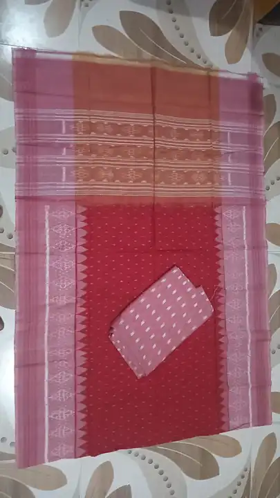 Sambalpuri 8kat cotton suit material  uploaded by Quikcarts online services on 4/6/2024