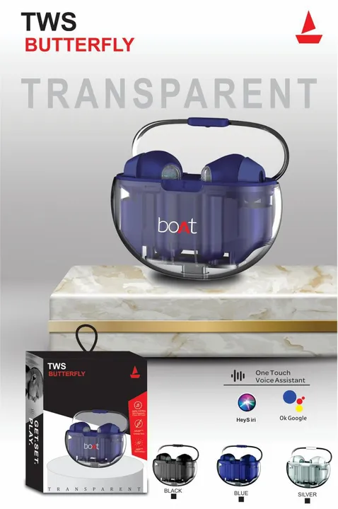 Boat Butterfly Transparent Touch Working Earbuds  uploaded by B.R. ENTERPRISES  on 4/6/2024