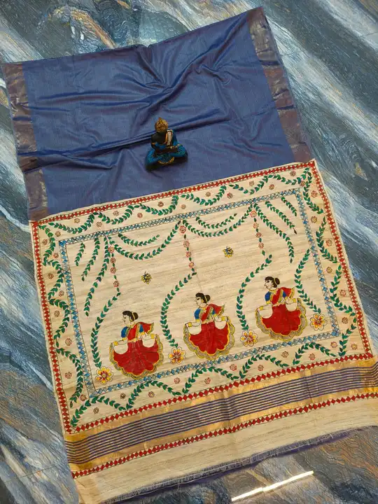 BHAGALPURI TUSSAR GHICHA STEPAL SAREE uploaded by S.N.COLLECTIONS  on 4/6/2024