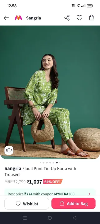 👉🏻BRANDED.  2PC  SET. STOCK
👉🏻2 PIC SET KURTI. PANT. 

👉🏻MYNTRA BRANDED 
👉🏻BRAND. SANGRIA OR uploaded by M A Fashion on 4/6/2024