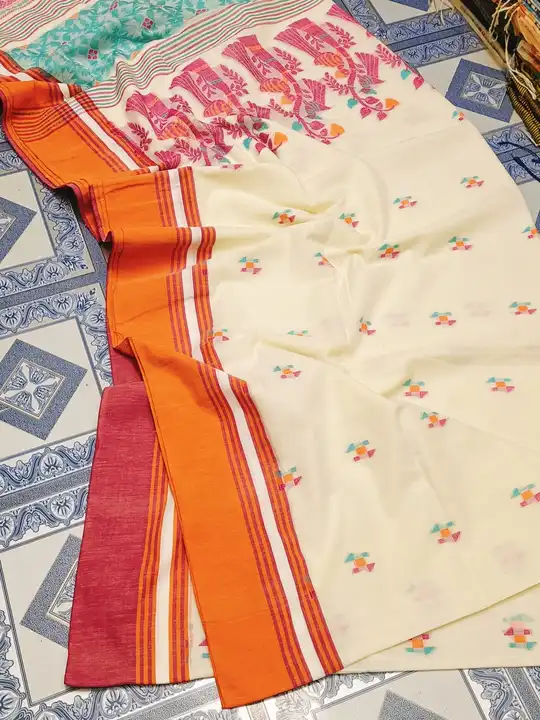 Pure khadi cotton saree  uploaded by Sujata saree cantre on 4/7/2024