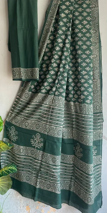 Cotton Hand block saree  uploaded by business on 4/7/2024