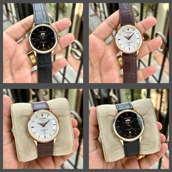 Post image Ntnmh
For men battery operated analogue watch leather strap day and date working good quality luxury design
9769 569 145