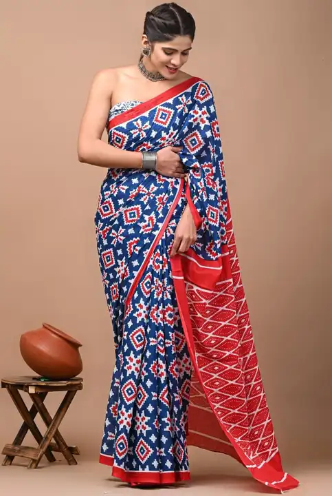 Soft cotton saree  uploaded by business on 4/7/2024