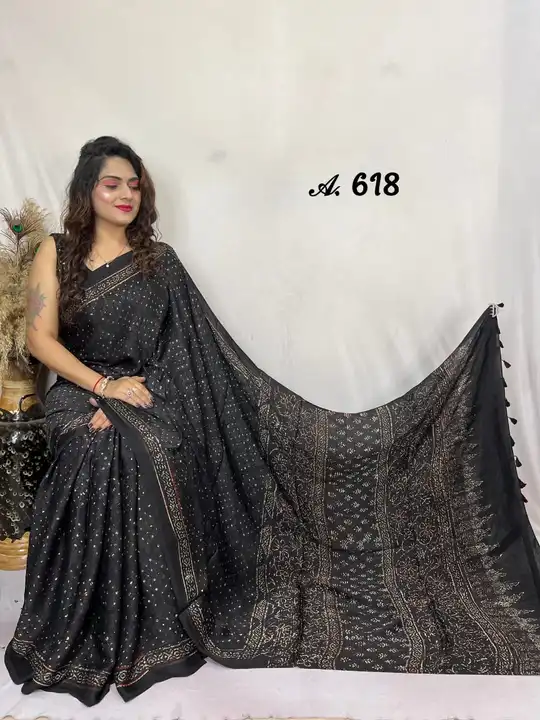 Product uploaded by S.A AJARAKH HEND BALOCK PARINT SAREE on 4/7/2024