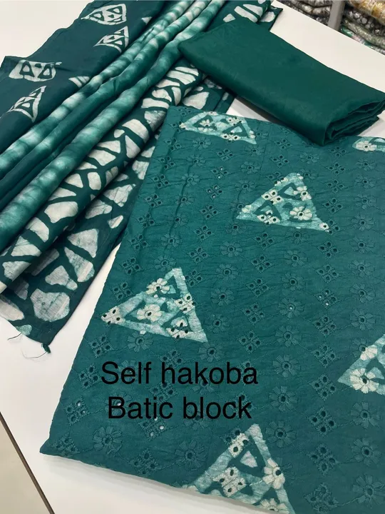 Post image Hey! Checkout my new product called
Hakoba chikan batik cotton .