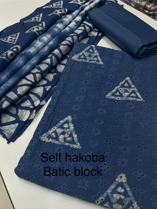 Hakoba chikan batik cotton  uploaded by Lk fashion on 4/7/2024