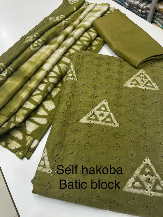 Hakoba chikan batik cotton  uploaded by Lk fashion on 4/7/2024