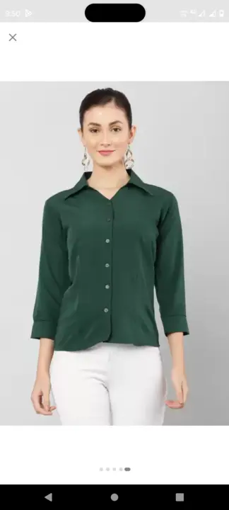Premium Quality Green Shirts for Girls And Women  uploaded by Satelec Power Control on 4/8/2024