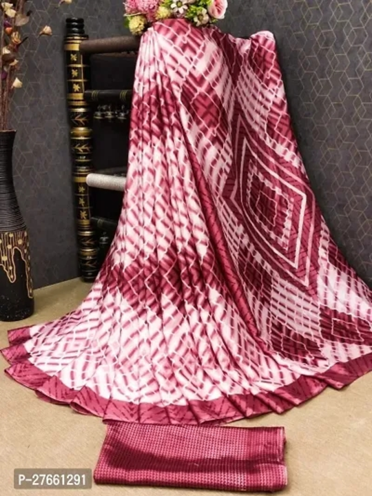Crepe Silk Shibori Print Sarees with Blouse Piece uploaded by business on 4/9/2024
