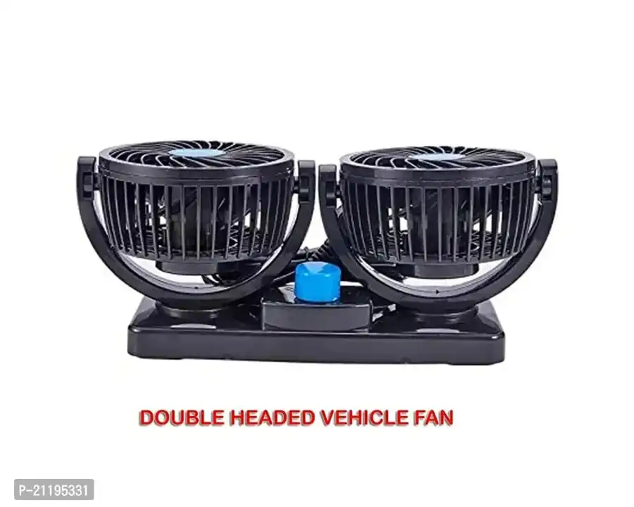 Car Fan 12V 360 Degree Rotatable Dual Head 2 uploaded by Kart24seven on 4/9/2024