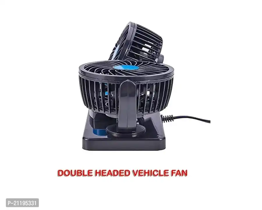 Car Fan 12V 360 Degree Rotatable Dual Head 2 uploaded by Kart24seven on 4/9/2024