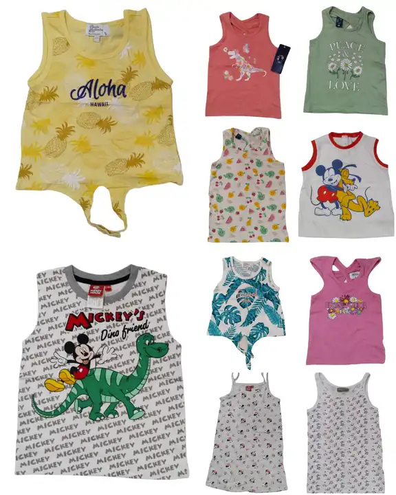 Boys and Girls sleeveless tops  uploaded by business on 4/9/2024