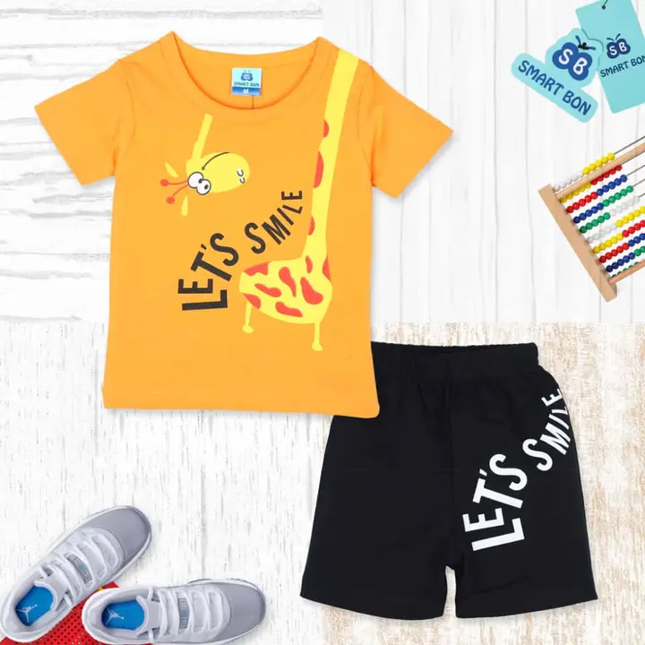 Kids T-shirt and shorts set ( S, M, L, XL )  uploaded by Srivel fashions on 4/9/2024