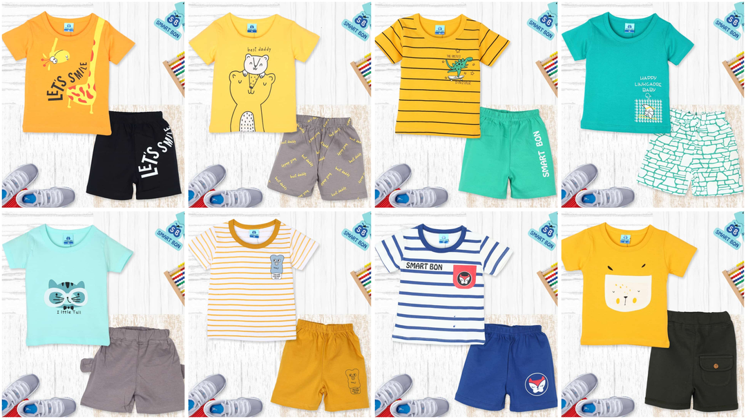 Kids T-shirt and shorts set ( S, M, L, XL )  uploaded by business on 4/9/2024