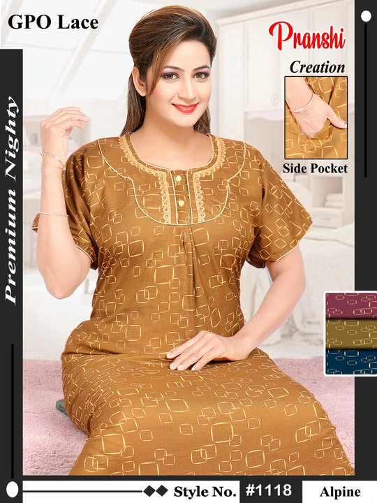 Alphine gpo lace night gown  uploaded by business on 4/9/2024