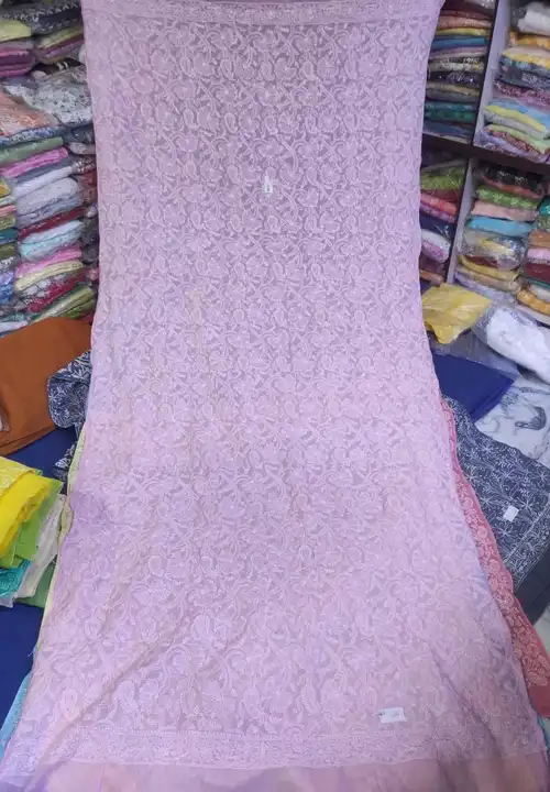 Chikan duptta uploaded by Lcf crafts (lucknow Chikan factory) on 4/9/2024