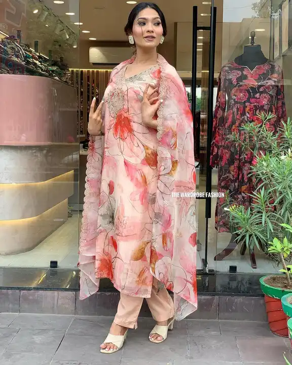 Heavy organza  uploaded by Pink city Fashion and Jaipur Kurtis on 4/9/2024