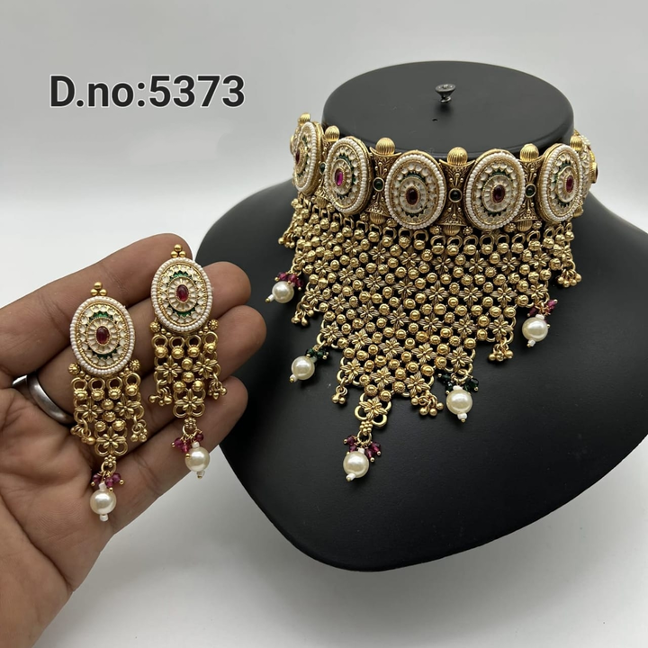 Antique Copper Choker Necklace Set Antik uploaded by business on 4/9/2024