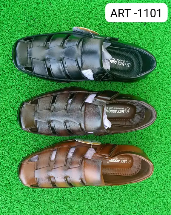 Leather Roman Sandle 6/10 With Box mrp 1499 uploaded by Shree Shyam Creations on 4/10/2024