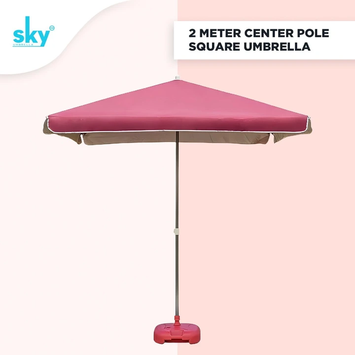 2meter center pole square umbrella  uploaded by business on 4/10/2024